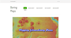Desktop Screenshot of boringmaps.com